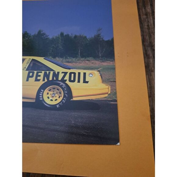 Vintage Michael Waltrip Pennzoil 30 Driver Card Bahari Racing NASCAR Winston Cup - Picture 2 of 3